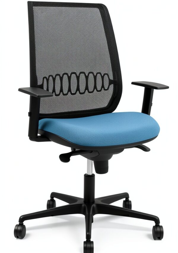 Sedia da ufficio P&C Alari 0B68R65 Blu cielo, design moderno, con-0