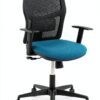 Sedia da ufficio P&C Alfera 0B68R65 Verde/Blu, Moderna, Legno e PVC-1