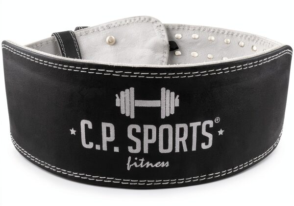 C.P.Sports Cintura per Il Sollevamento Pesi XXS - XXXXXXL - Pelle - Cintura da Bodybuilding, Cintura da Allenamento, Cintura per Il Sollevamento Pesi Uomo Donna-1